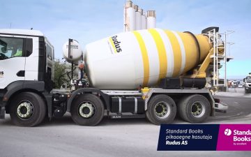 Betooni ja graniitkillustiku müüja  Rudus AS teekond Standard Booksiga