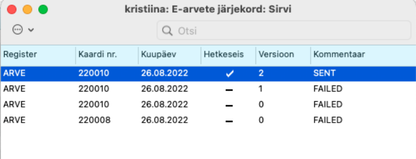 E-arvete järjekord, juhendi lk 19