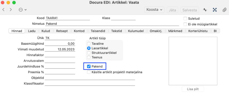 Artiklid, juhendi lk 7