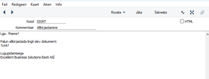 Eelseadistused, juhendi lk 2