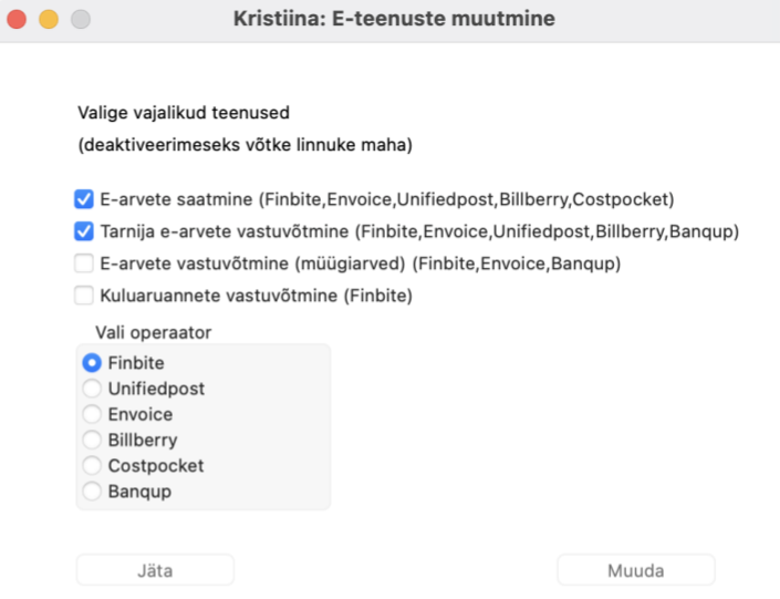 E-teenuste seadistamine (ülevaade), juhendi lk 5