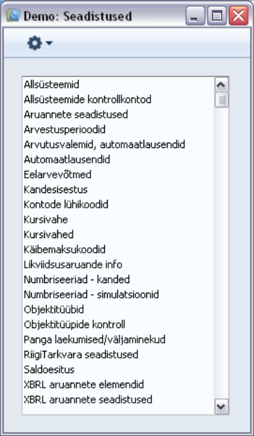 Seadistused (ülevaade), juhendi lk 19