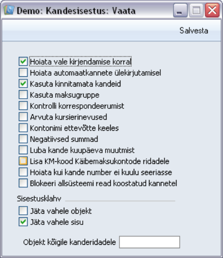 Kandesisestus, juhendi lk 26