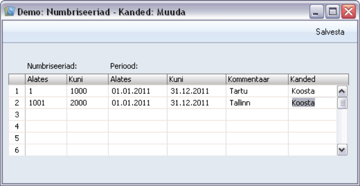 Numbriseeriad – Kanded, juhendi lk 31