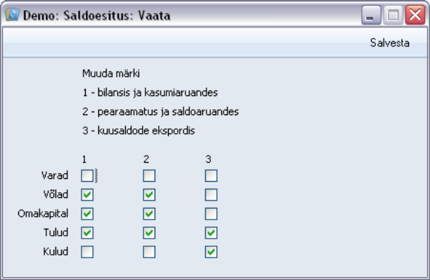 Saldoesitlus, juhendi lk 34