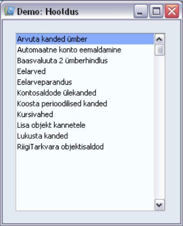 Hooldused (ülevaade), juhendi lk 40