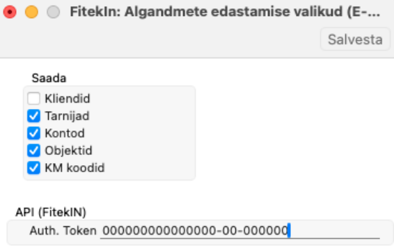 Algandmete edastamine FitekIN keskkonda, juhendi lk 13