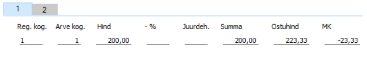 Töölehe kanded (Registrid), juhendi lk 86