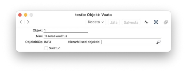 1.1.  Müügiarved > Seadistused > INF3 seadistused, juhendi lk 3