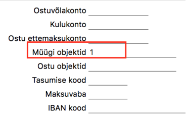 1.3.  INF3 Objekti sidumine Kontakti või Artikliga, juhendi lk 5