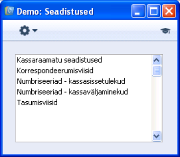 Seadistused (ülevaade), juhendi lk 5