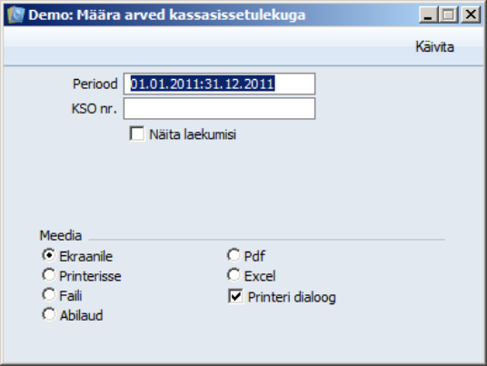 Arved kassasissetulekga, juhendi lk 40