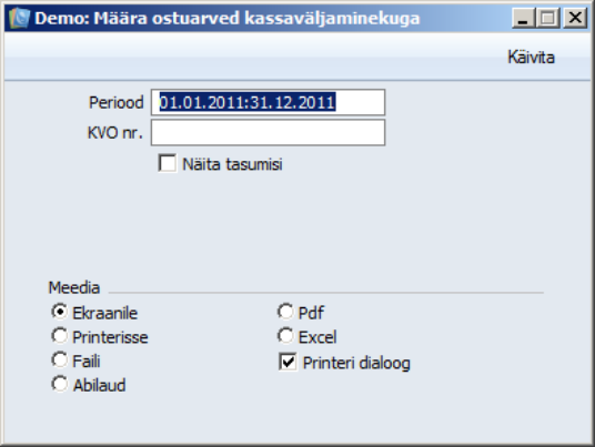 Ostuarved kassaväljaminekuga, juhendi lk 57