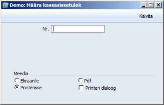 Kassasissetulekud/Kassaväljaminekud, juhendi lk 60