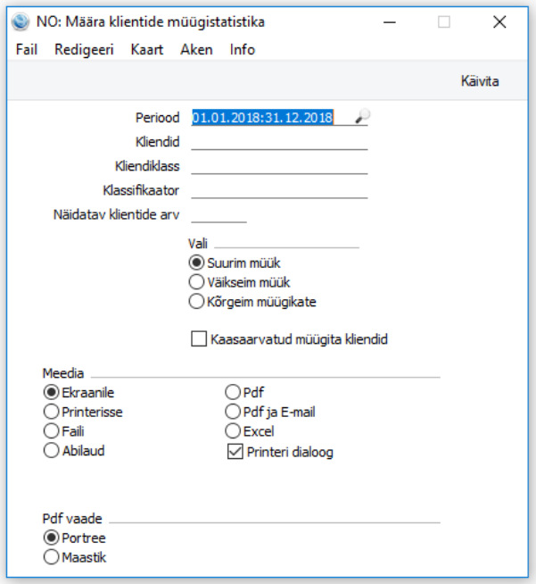 Kliendi müügistatistika, juhendi lk 13