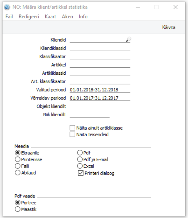 Klient/Artikkel statistika, juhendi lk 15
