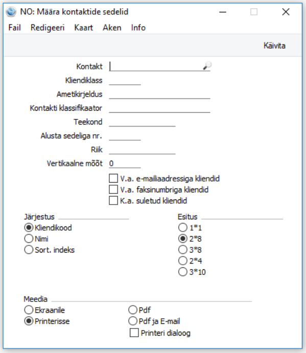 Kontaktisikute sedelid, juhendi lk 25