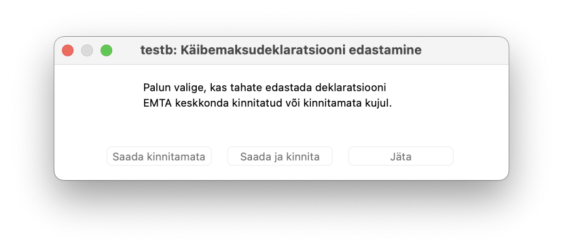 Käibemaksudeklaratsiooni saatmine Swedbank Gateway kaudu, juhendi lk 15