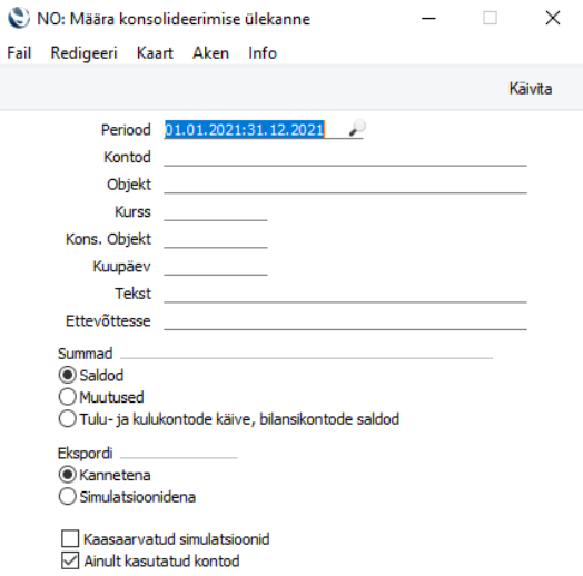 Konsolideerimise hooldusfunktsioon, juhendi lk 29