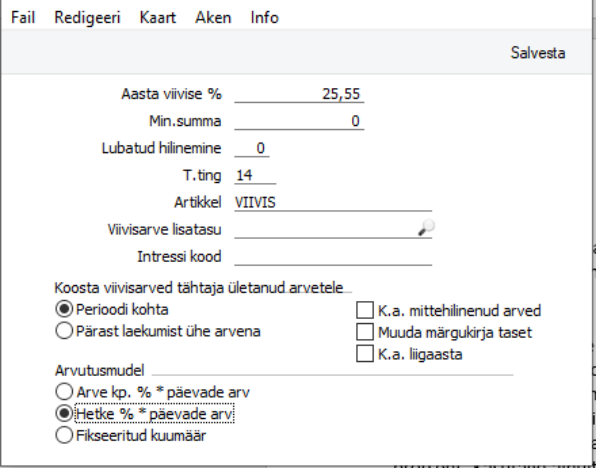 Seadistus – Viivis, juhendi lk 32