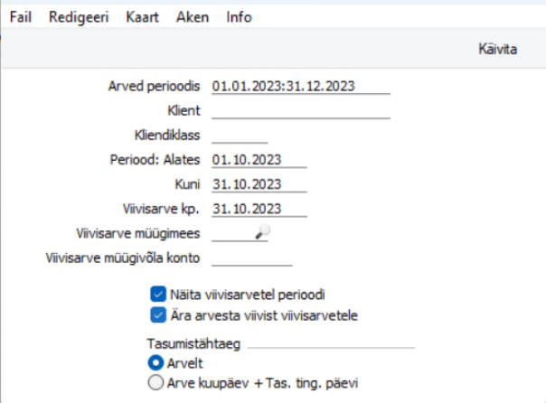 Viiviarvete koostamine, juhendi lk 33