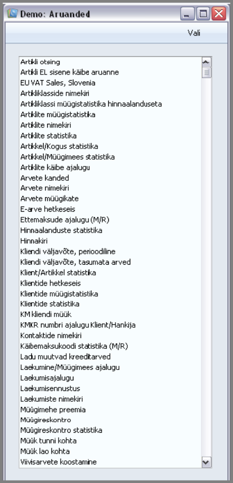 Aruanded (ülevaade), juhendi lk 7