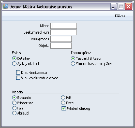 Laekumisennustus, juhendi lk 27