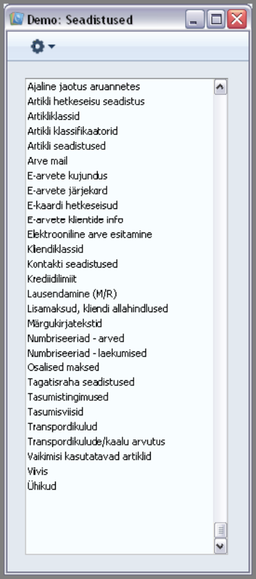 Seadistused (ülevaade), juhendi lk 52