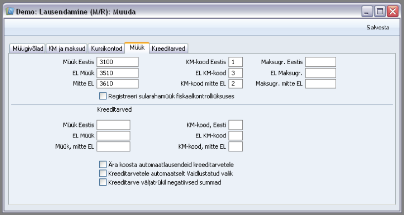 Lausendamine M/R, juhendi lk 62