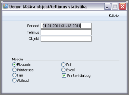 Objekt/tellimus statistika, juhendi lk 14