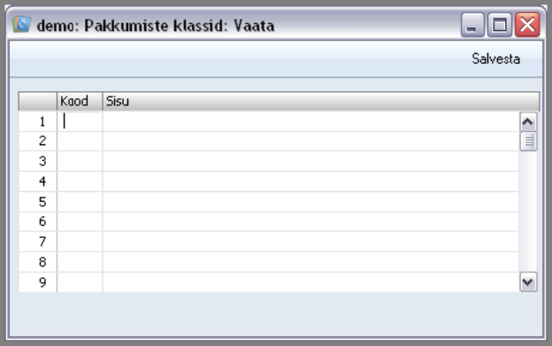 Pakkumiste klassid, juhendi lk 40