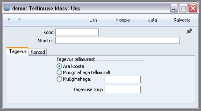 Tellimuste klassid, juhendi lk 42