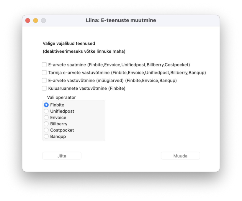 Teenuse aktiveerimine, juhendi lk 3