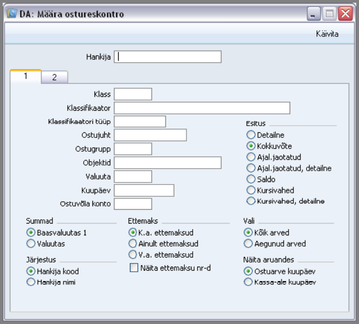 Ostureskontro, juhendi lk 11