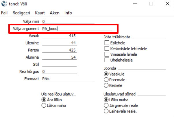 Pakiautomaatide info dokumendimallil, juhendi lk 7