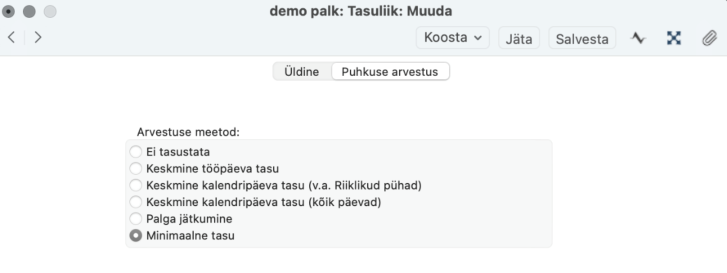 1.15. Minimaalne töötasu, juhendi lk 29