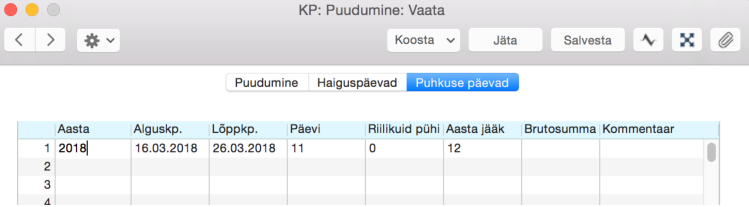 2.6.1. Haigusraha arvutamine juhul, kui tööleping on kestnud alla 6 kuu, juhendi lk 69