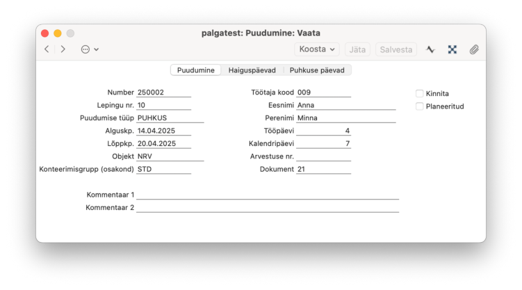 2.9. Dokumendid, juhendi lk 79