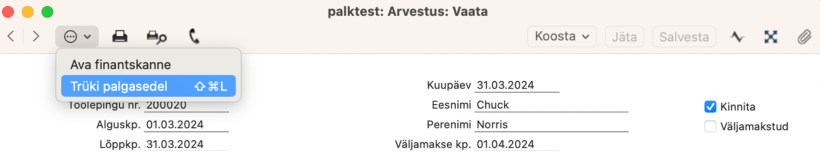 3.3. Palgasedel, juhendi lk 85