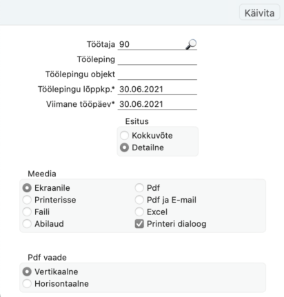 3.15. Koondamishüvitise aruanne, juhendi lk 110