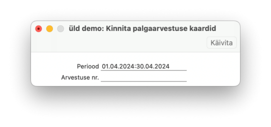 5.1. Kinnita palgaarvestuse kaardid, juhendi lk 121