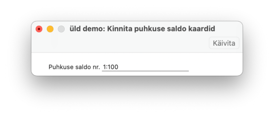 5.2. Kinnita puhkuse saldo kaardid, juhendi lk 121