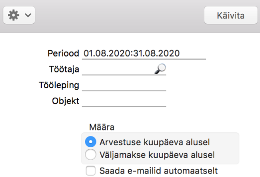 5.6. Koosta palgasedeli e-mailid, juhendi lk 127