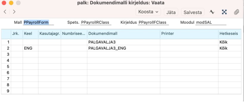 6.2. Väljamaksed, juhendi lk 143