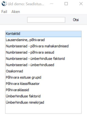 Seadistused (ülevaade), juhendi lk 3