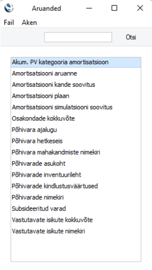 Aruanded (ülevaade), juhendi lk 24
