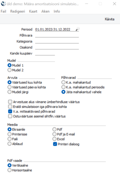 Amortisatsiooni simulatsiooni soovitus, juhendi lk 30