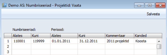Numbriseeriad – projektid, juhendi lk 8