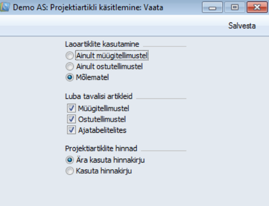 Projektiartiklite käsitlemine, juhendi lk 9