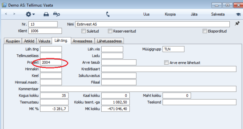 Aja registreerimine, juhendi lk 28